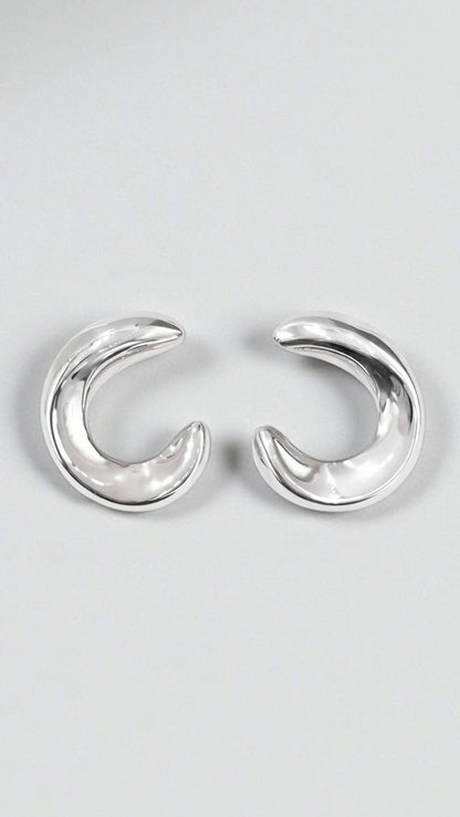 Boucles d'oreilles en acier inoxydable 124AQ65N