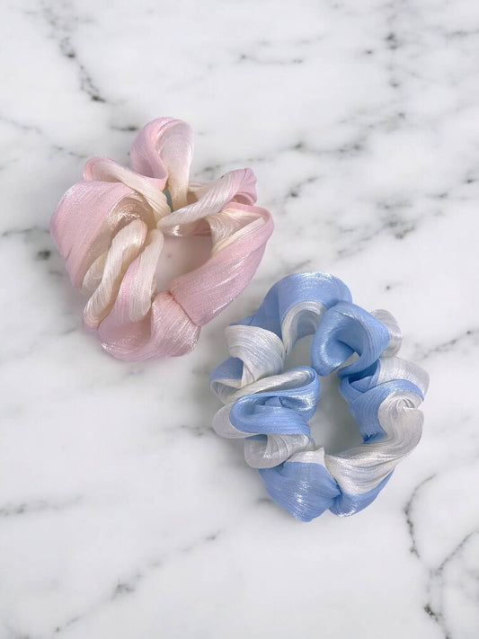 Wavy Satin Scrunchie FQ26