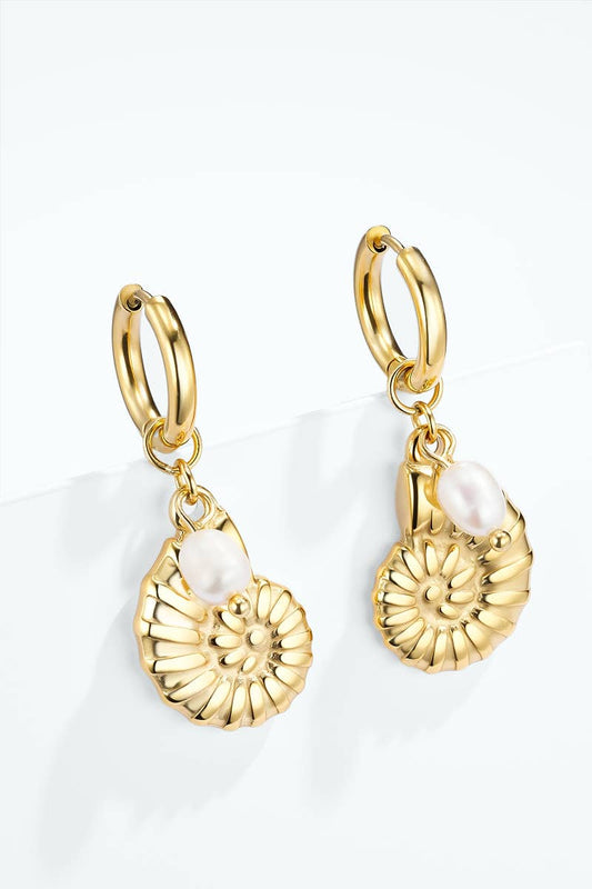 Stainless steel earrings 124AQ650