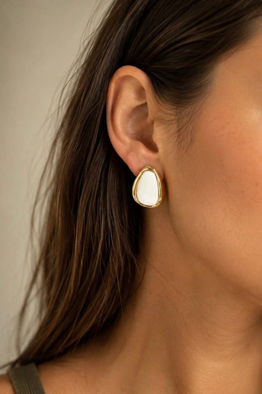Boucles d’oreilles goutte en acier inoxydable 124AQ805