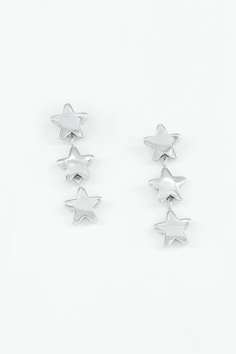 Boucles d'oreilles en acier inoxydable 124AQ302