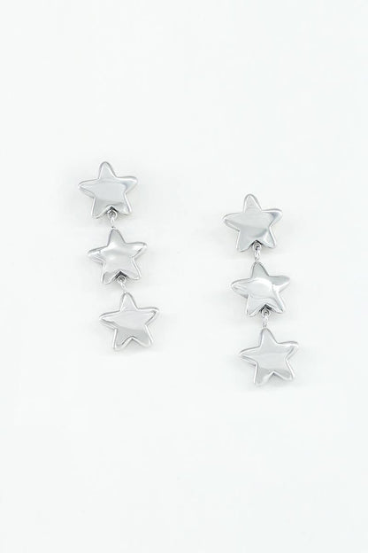 Boucles d'oreilles en acier inoxydable 124AQ302