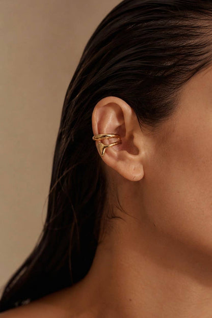 Stainless steel ear cuffs 124AQ779