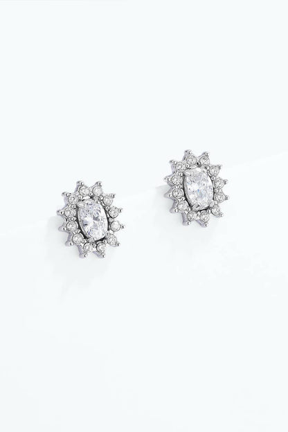 Boucles d'oreille en acier inoxydable 124AQ757