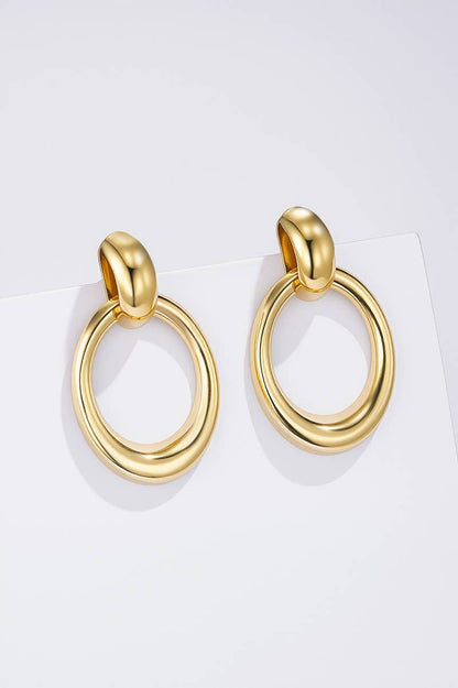 Boucles d'oreilles en acier inoxydable 124RX282