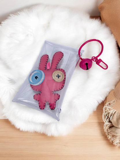 Porte-clé peluche avec clochette JSG50