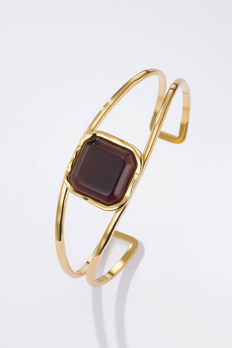 Stainless steel bangle bracelet 324RX156