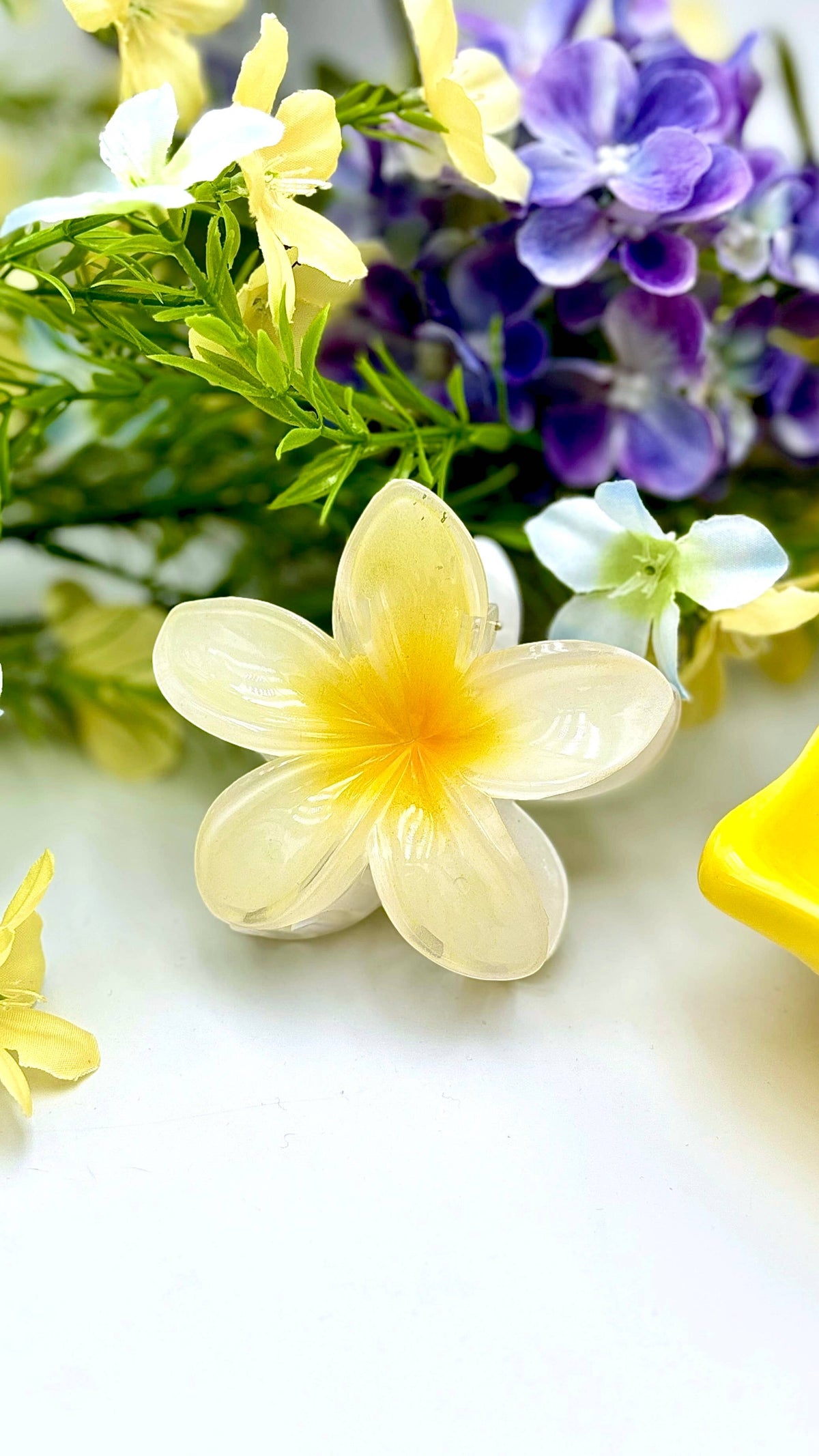 YH34 flower hair clip