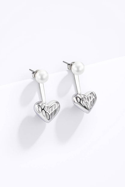 Stainless steel earrings 124AQ399