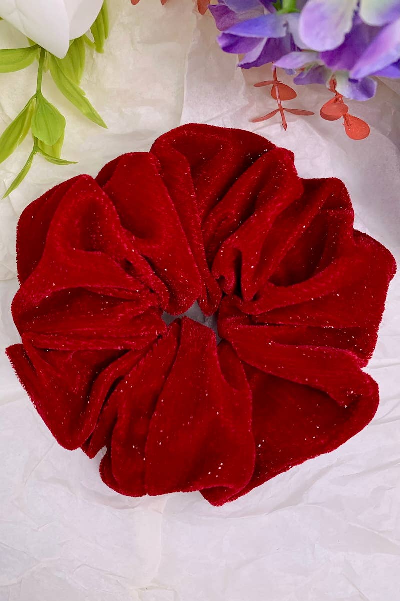 Satin-effect scrunchies FQ82M