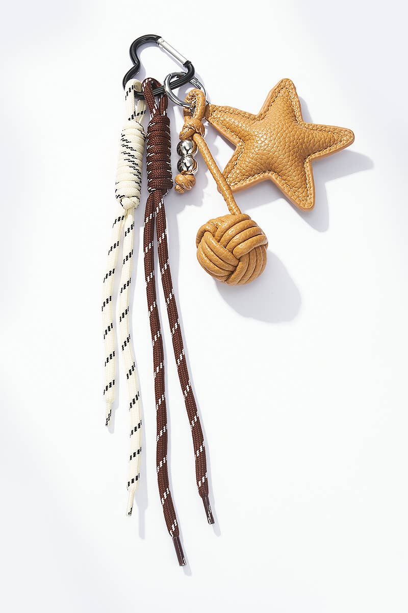 Star bag charm and keyring PC38