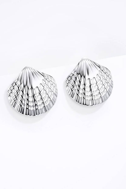 Boucles d'oreille en acier inoxydable 124AQ381