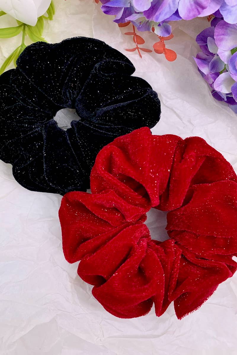 Satin-effect scrunchies FQ82M
