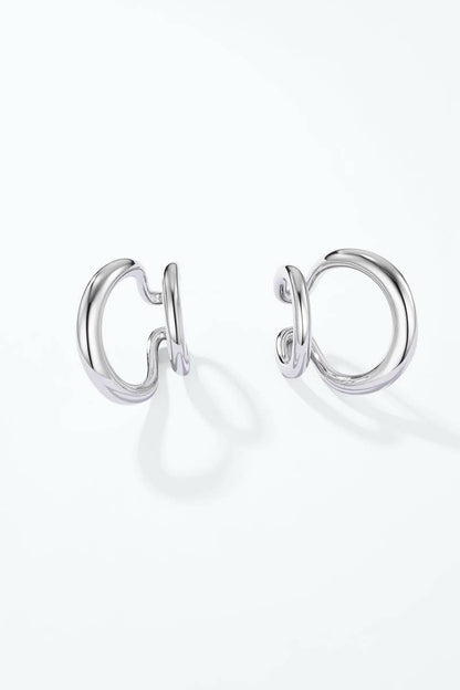 Stainless steel ear cuffs 124AQ778
