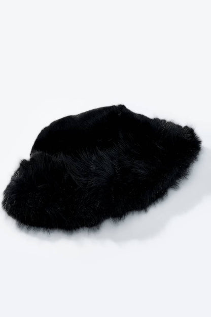 MJ216SD faux fur bucket hat