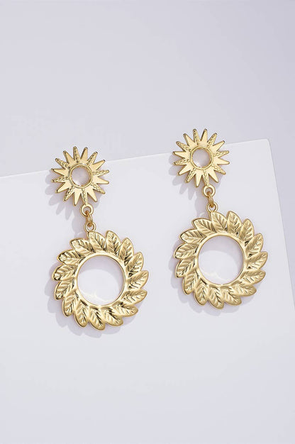 Boucles d'oreille en acier inoxydable 124RX281