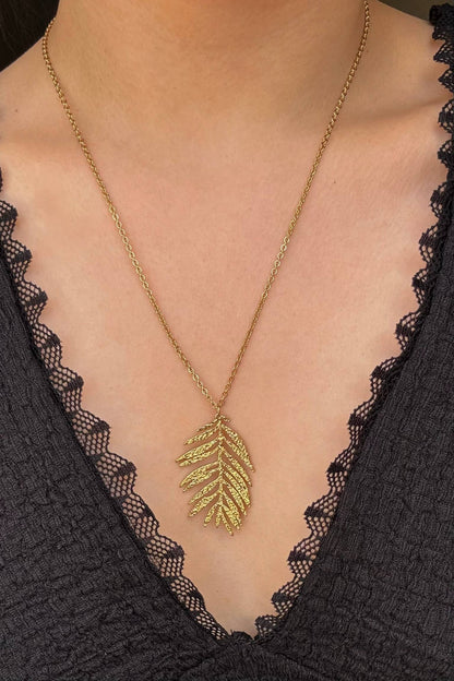 Stainless steel necklace 224AQ153