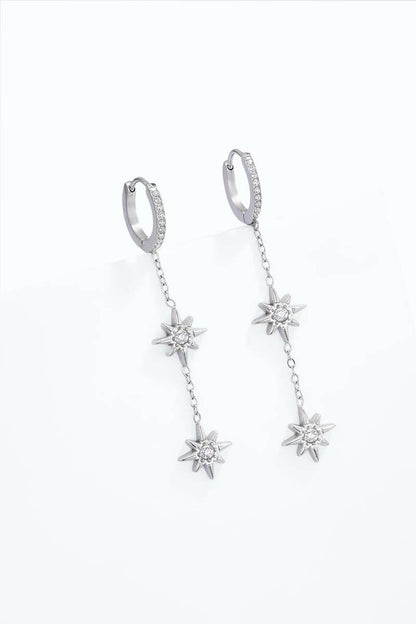 Boucles d'oreille en acier inoxydable 124AQ799