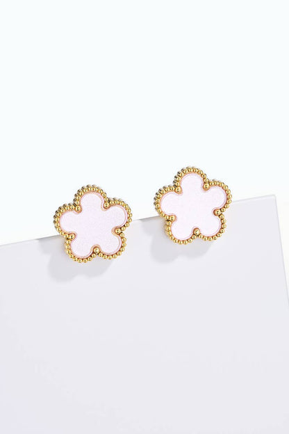 Boucles d'oreilles en acier inoxydable 124AQ001