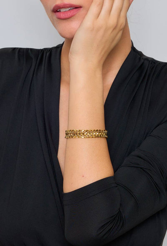 Bracelet chaîne en acier inoxydable 324AQ01