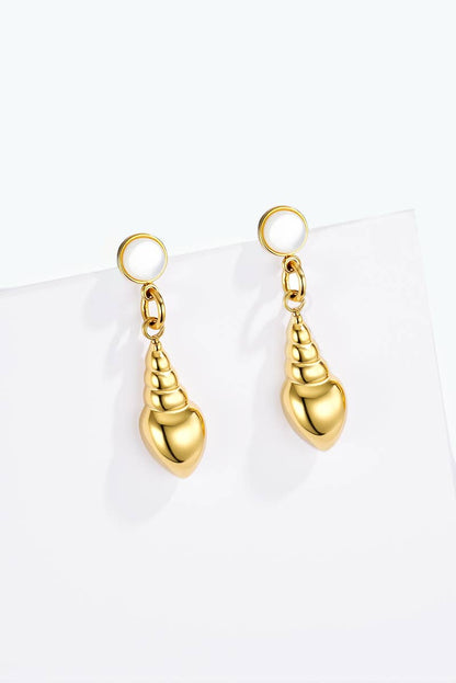 Boucles d'oreilles en acier inoxydable 124RX328
