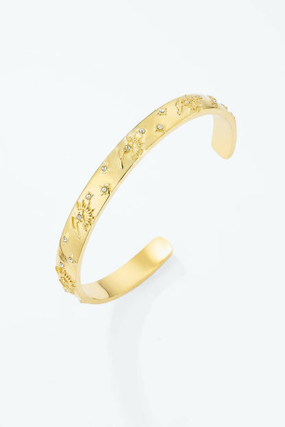 Bracelet jonc en acier inoxydable 324AQ521