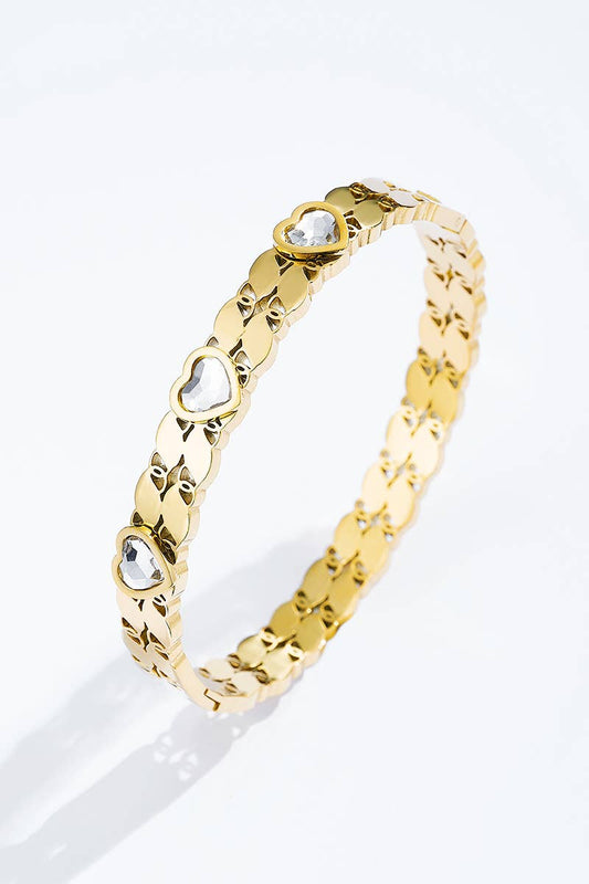 Bracelet jonc en acier inoxydable 324DY21