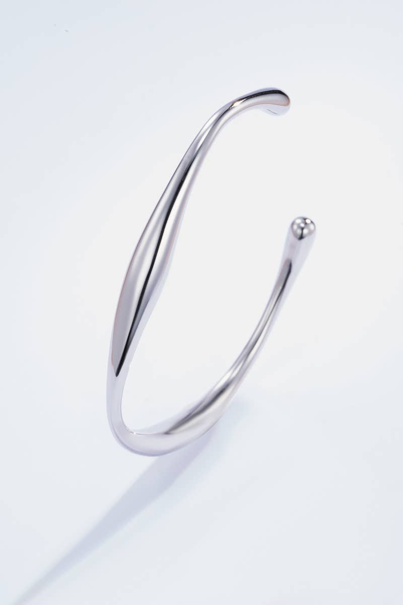 Stainless steel bangle bracelet 324AQ43