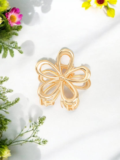ZE15 flower-shaped hair clip