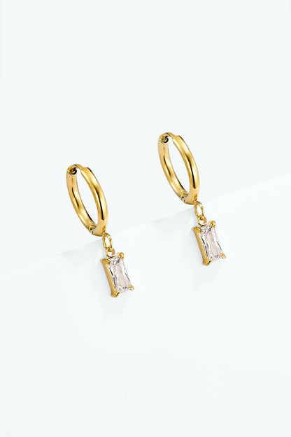 Stainless steel earrings 124AQ732