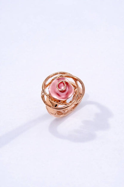 Colorful flower ring 424CP21