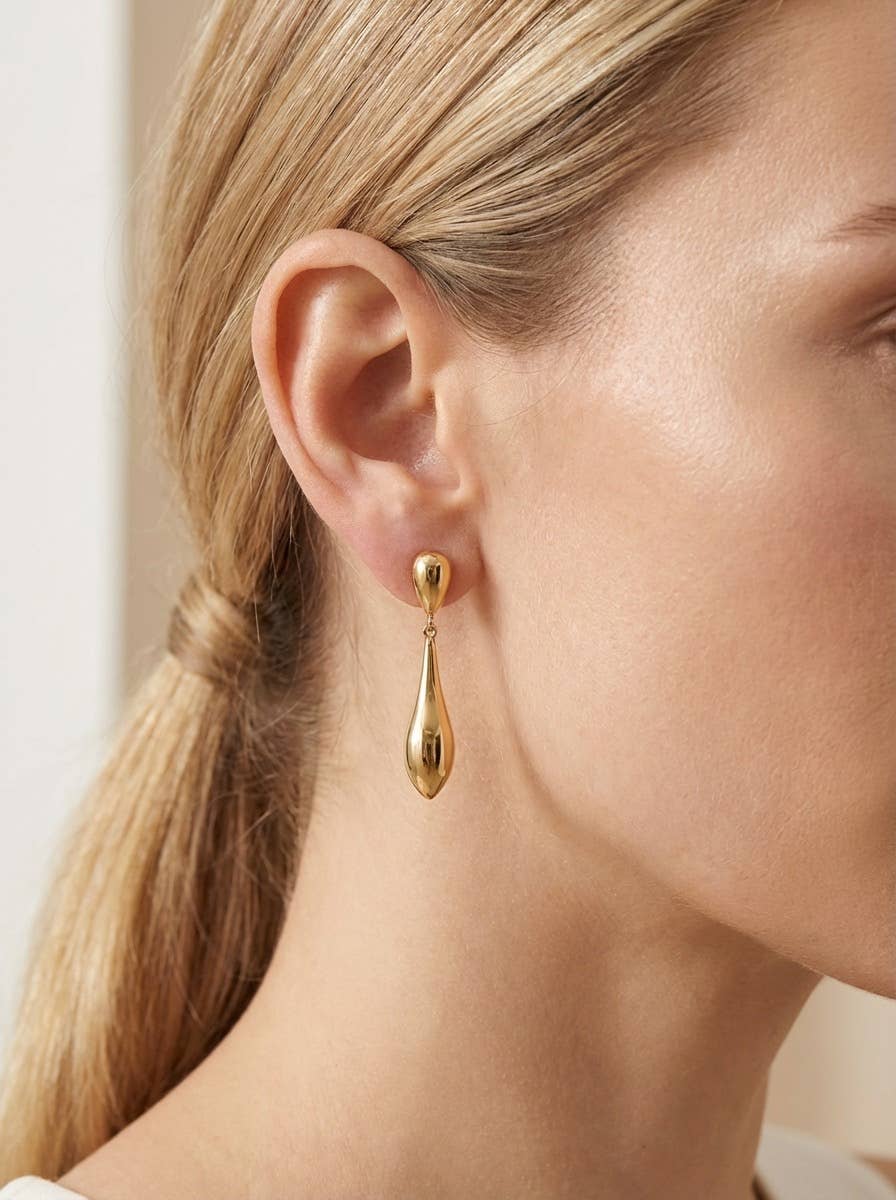 Boucles d'oreilles en acier inoxydable 124AQ304
