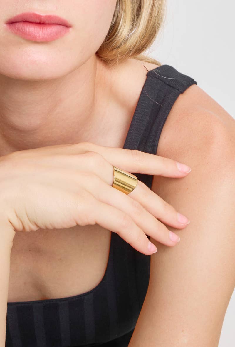 Bague Femme En Acier Inoxydable 424RX29