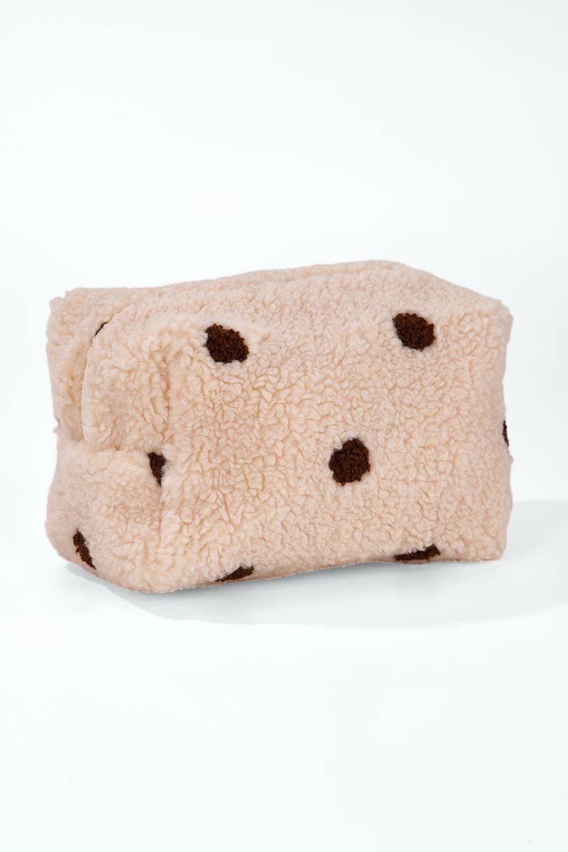 Trousse de maquillage à pois CY322JH