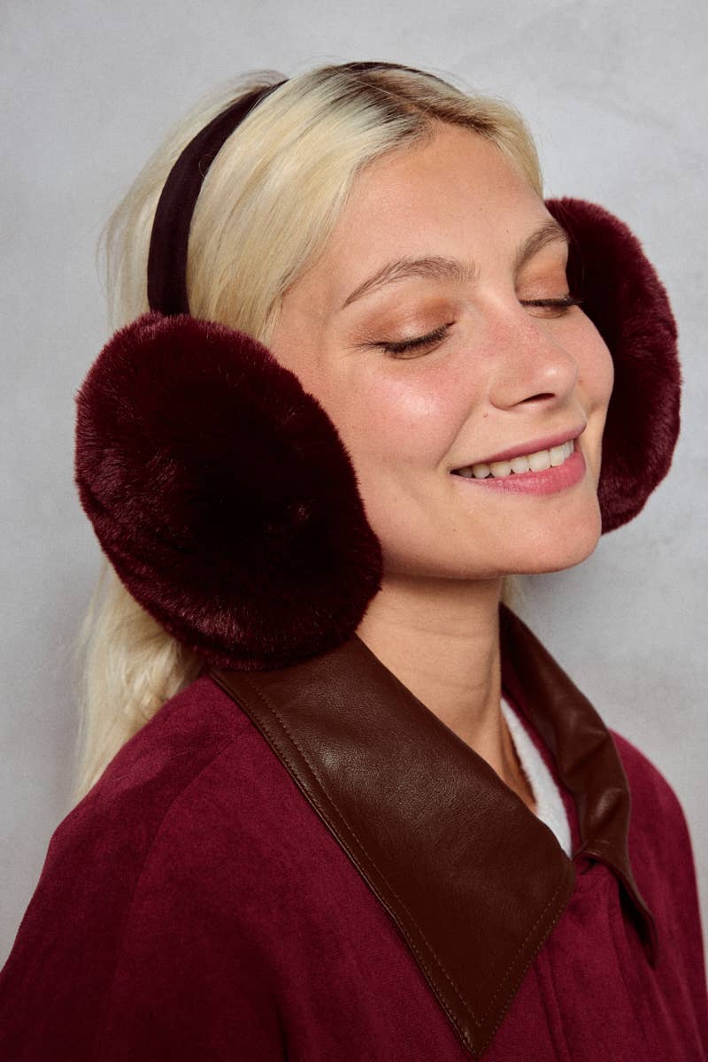 Faux fur earmuffs CC05