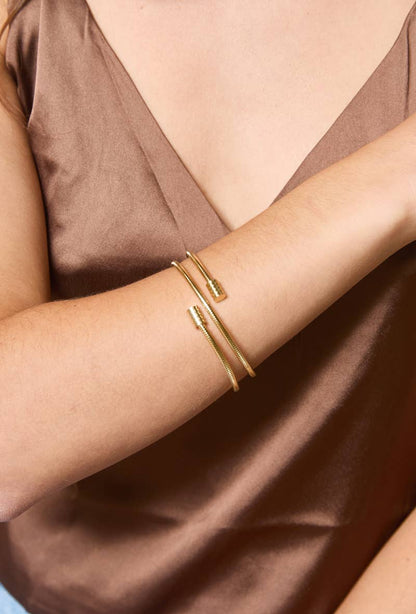 Stainless steel bangle bracelet 324AQ69