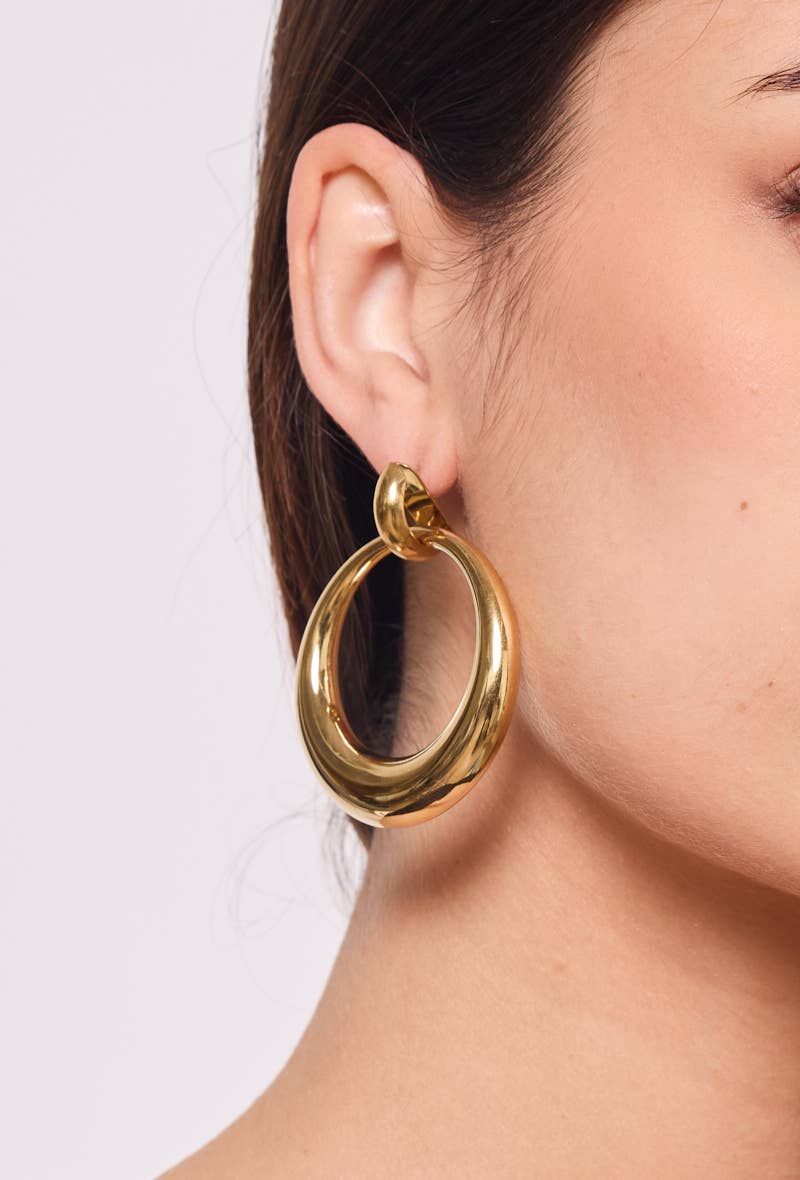 Stainless steel earrings 124RX116