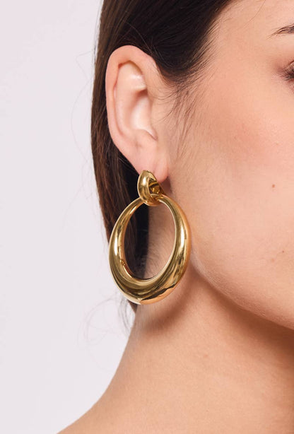 Stainless steel earrings 124RX116