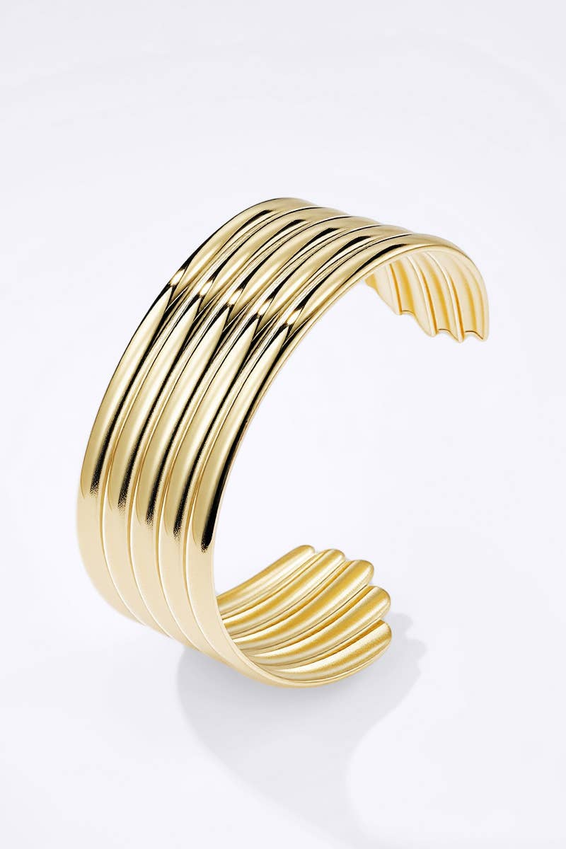 Stainless steel bangle bracelet 324AQ201