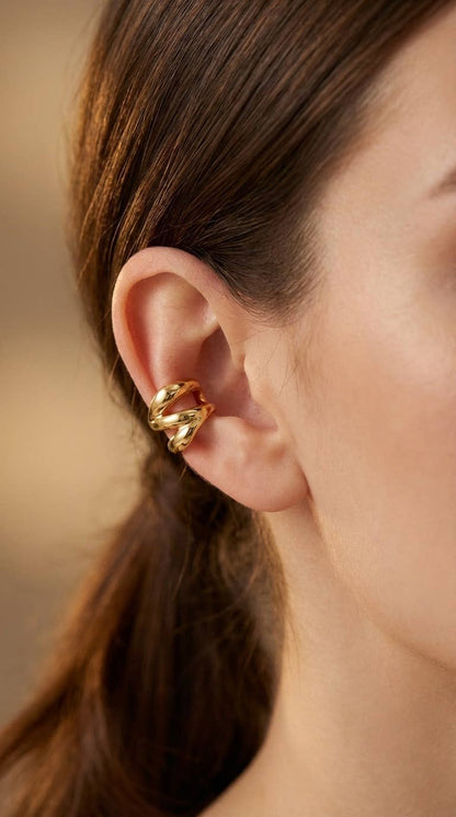 Stainless steel ear cuffs 124AQ525