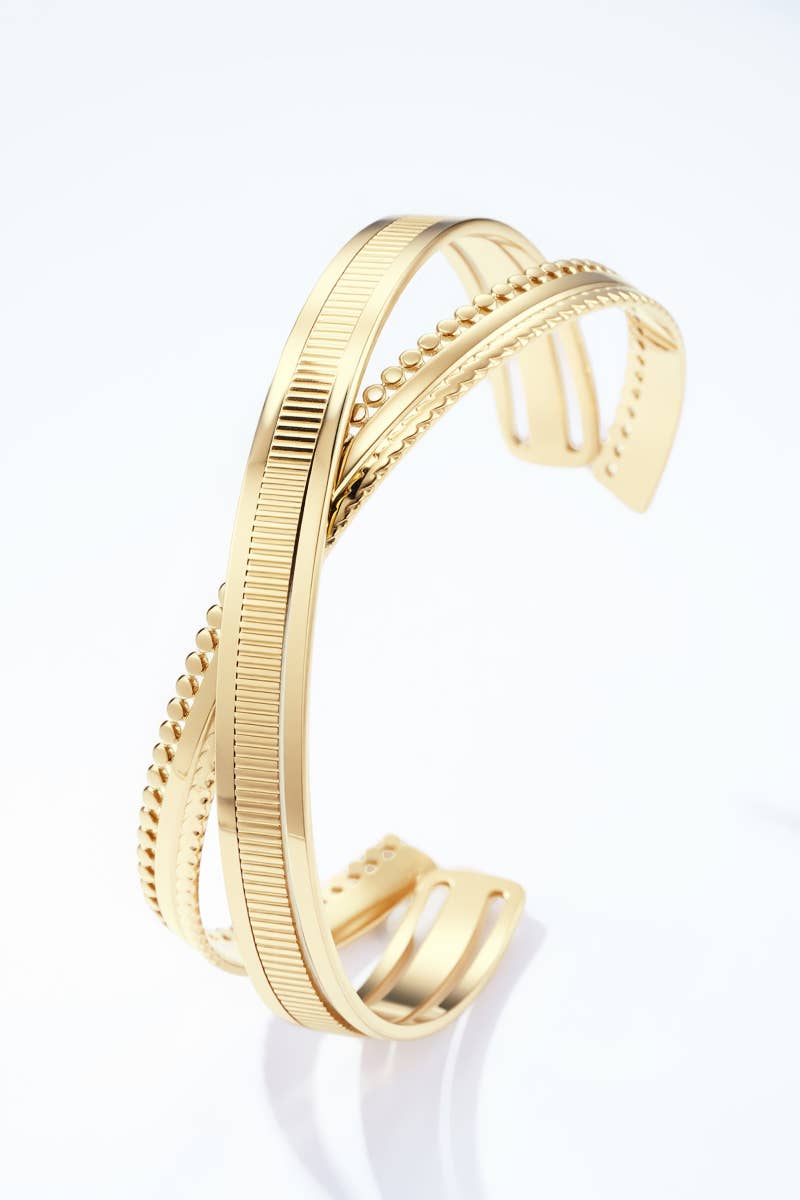 Bracelet jonc en acier inoxydable 324RX108