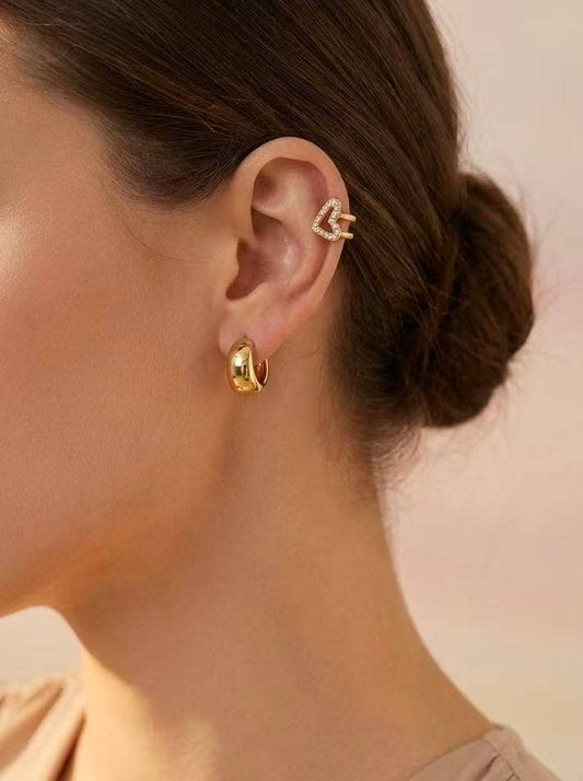 Stainless steel ear cuff 124RX308