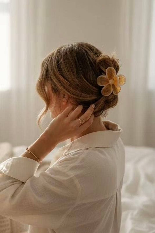 Pince à cheveux fleur YH29