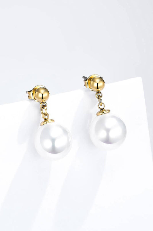 Boucles d'oreilles en acier inoxydable 124AQ363