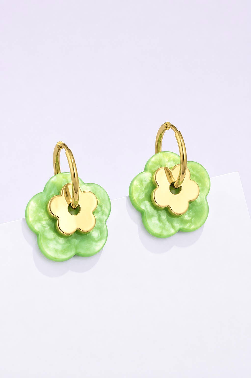 124RX351 stainless steel earrings