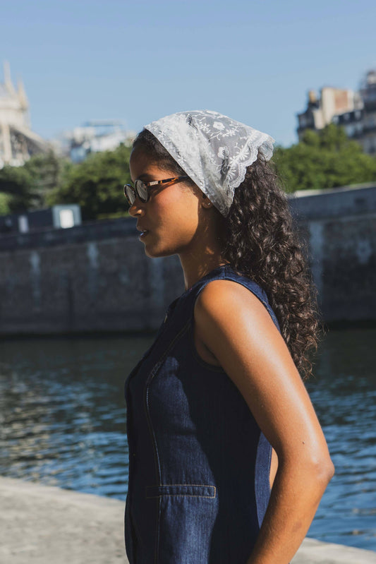 Foulard dentelle en viscose FL300DF
