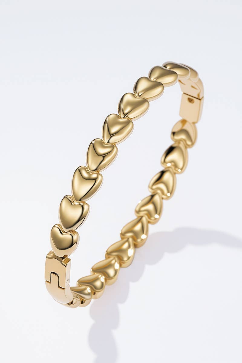 Stainless steel bangle bracelet 324AQ284