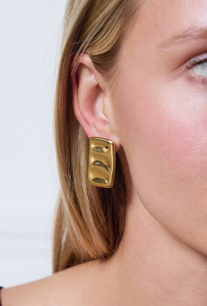 Boucles d'oreilles en acier inoxydable 124AQ253