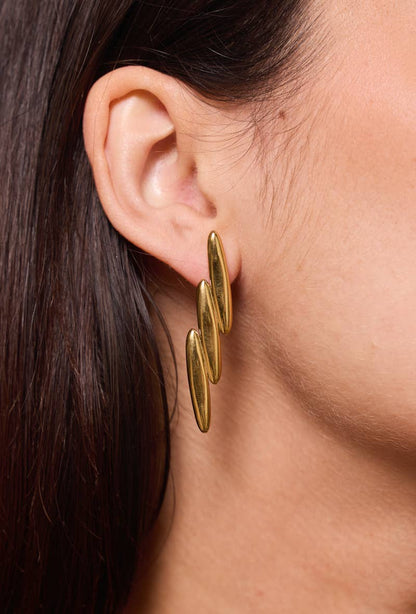 Stainless steel earrings 124RX115