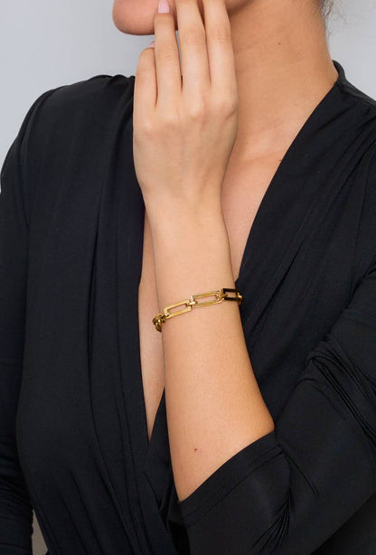 Bracelet chaîne en acier inoxydable 324DY02